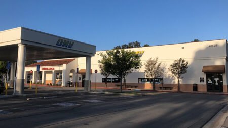 Laguna Hills DMV office, California